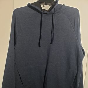 Russell Hoodie Men’s Large  Blue Made USA Pullover Sweatshirt